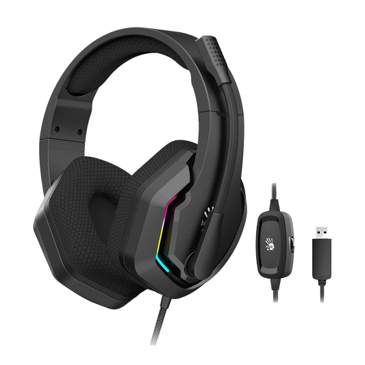 Bloody G260 RGB Gaming Headset – Virtual 7.1 Surround Sound with Noise-Reducing Mic