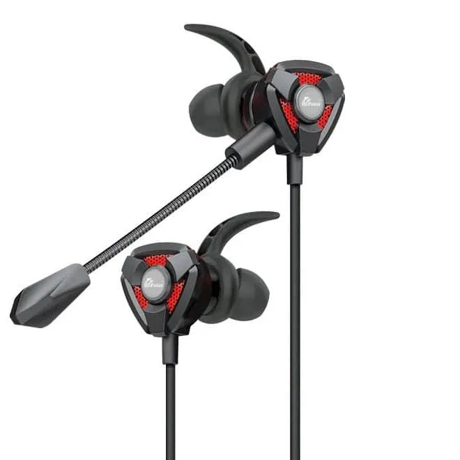 Interlink Battle G Prime Gaming Earphones – Wired In-Ear with Flexible Mic & Ear Hooks