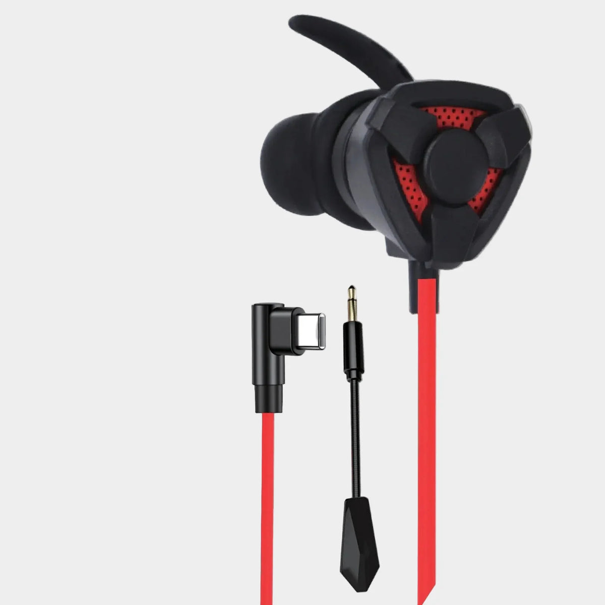 Interlink Battle G Prime Gaming Earphones – Wired In-Ear with Flexible Mic & Ear Hooks