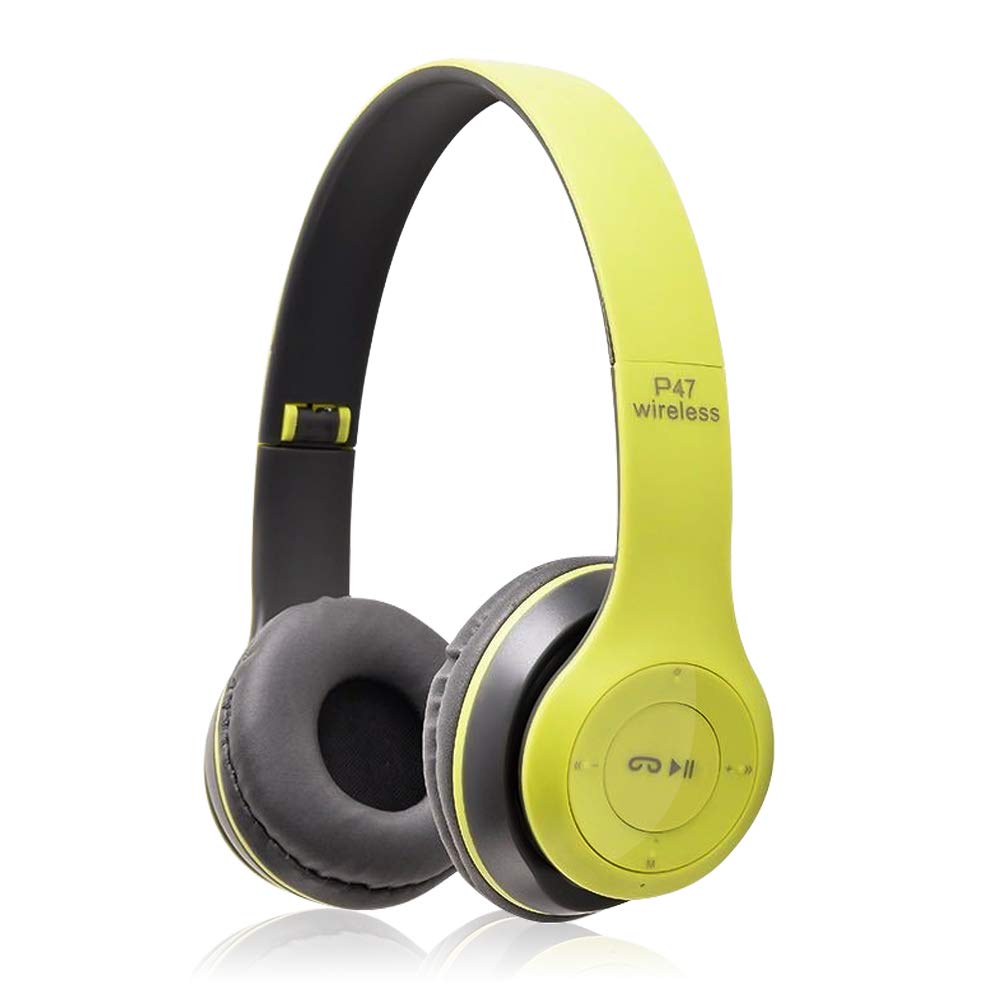 P47 Wireless Bluetooth Headphones – Stereo Sound with Built-in Mic